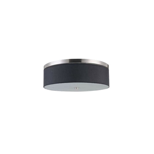 Avista Zen Flush Mount 3-Light Black