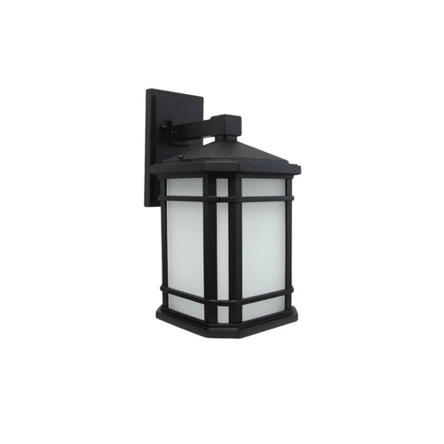 Avista Elm Outdoor Wall Sconce 16" Black 