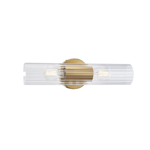 Leo Vanity Wall Light 16" Gold