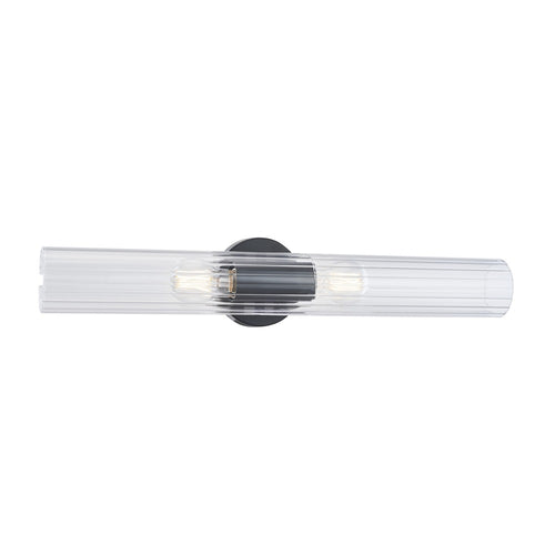 Leo Vanity Wall Light 24" Black