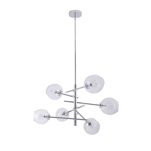 Hillcrest Chandelier 6-Light Chrome