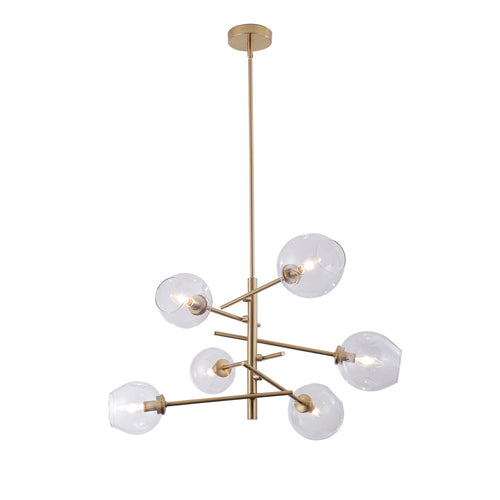 Avista Hillcrest Chandelier 6-Light Gold