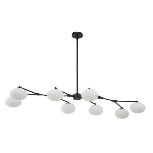 Avista Spencer Chandelier 8-Light Black