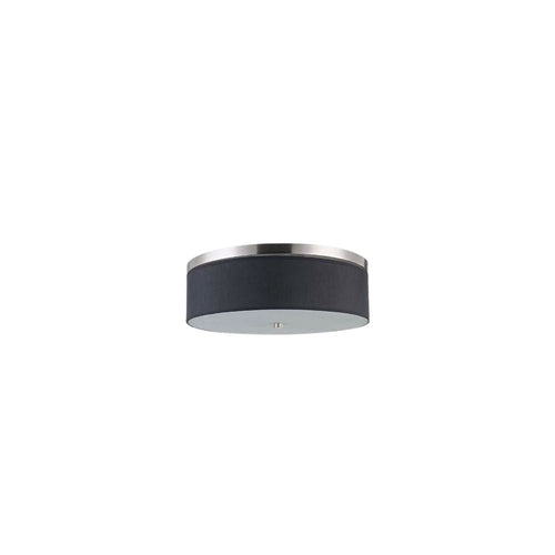 Avista Zen Flush Mount 3-Light Black 