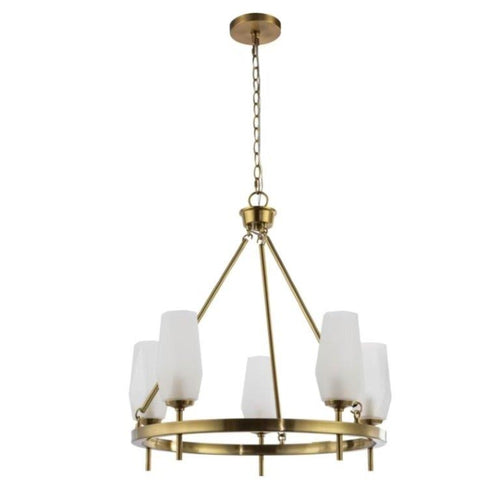 Summit Chandelier 5-Light -Brass
