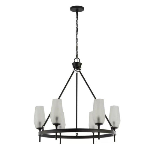 Summit Chandelier 6-Light -Black