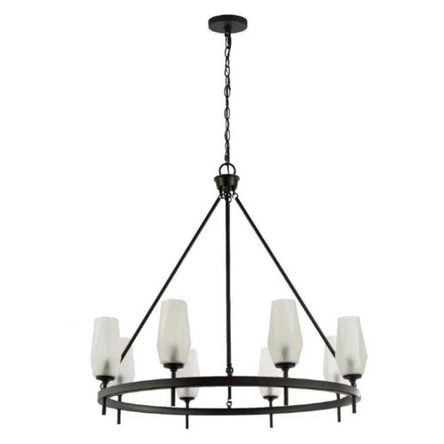 Summit Chandelier 8-Light -Black