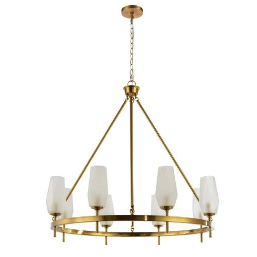 Summit Chandelier 8-Light -Brass