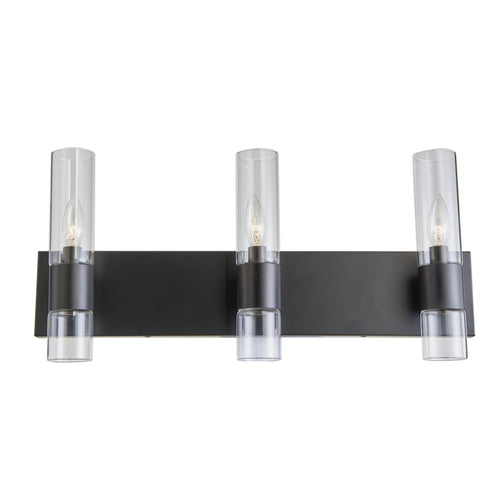 Core 24" 3-Light Vanity Wall Light Black