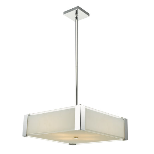 Urban Pendant Square 4-Light Chrome