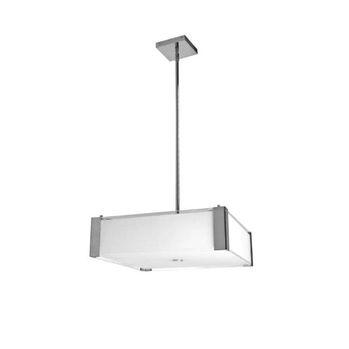 Urban Pendant Square 4-Light Brushed Nickel