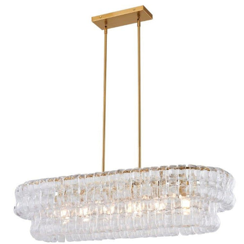 Avista Lisbon Linear Chandelier Gold