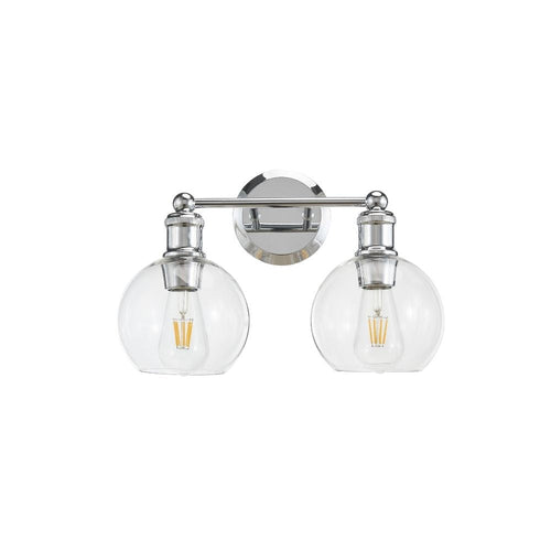 Avista Ash Vanity Wall Light 2-Light Chrome