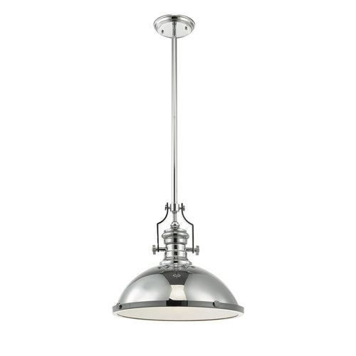 Luxor Pendant 1-Light Chrome