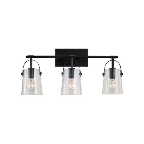 Arden Vanity Wall Light 3-Light Black