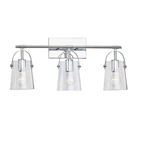 Arden Vanity Wall Light 3-Light Chrome