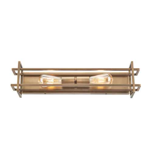 Korson 24" 2- Light Antique Brass Vanity Wall Light