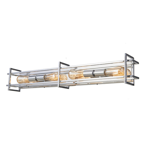 Korson 36" 4- Light Chrome Vanity Wall Light