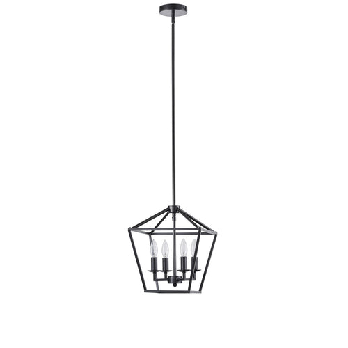 Stratford Pendant 4-Light Black