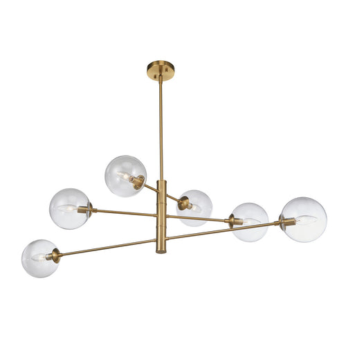 Avista Boca Chandelier 6-Light Gold