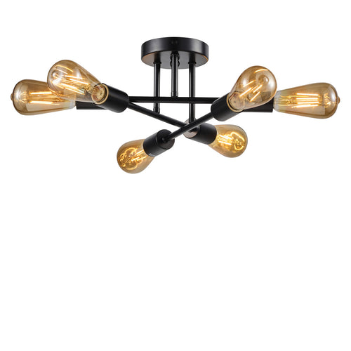 Avista Essex Celling Light 6-Light Black 