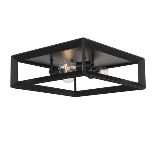 Avista Metro 16" Flush Mount Black