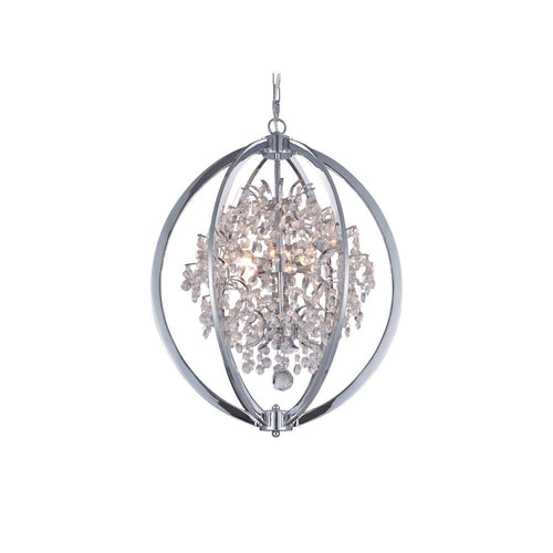 Avista Belair Chandelier 24" Chrome