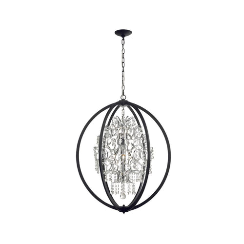 Avista Belair Chandelier 36" Black 