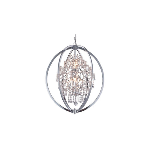 Avista Belair Chandelier 36" Chrome