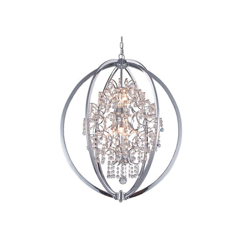 Avista Belair Chandelier 36" Chrome