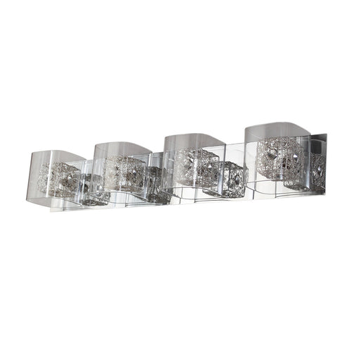 Zoe Vanity Wall Light 4-Light Chrome