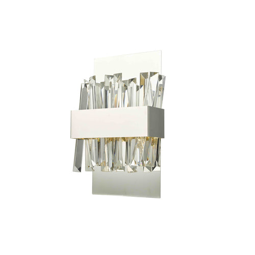 Geo Vanity Wall Light Sconce Chrome -LED