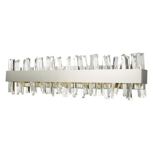 Geo Vanity Wall Light 32" Chrome -LED