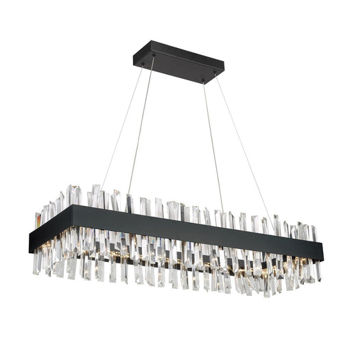 Avista Geo Chandelier 36" Black - LED