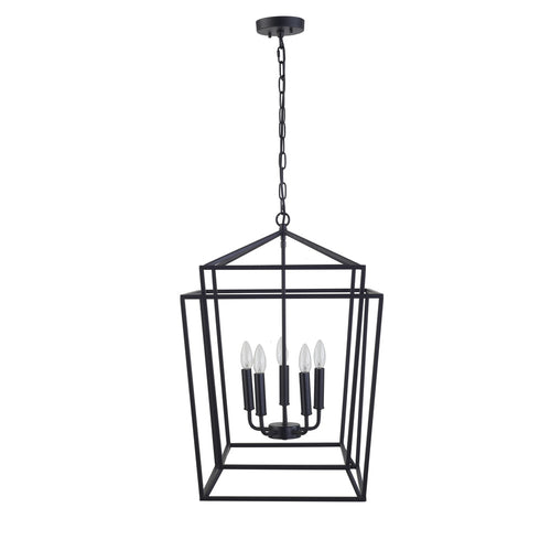 Clarkson 27" Chandelier Black