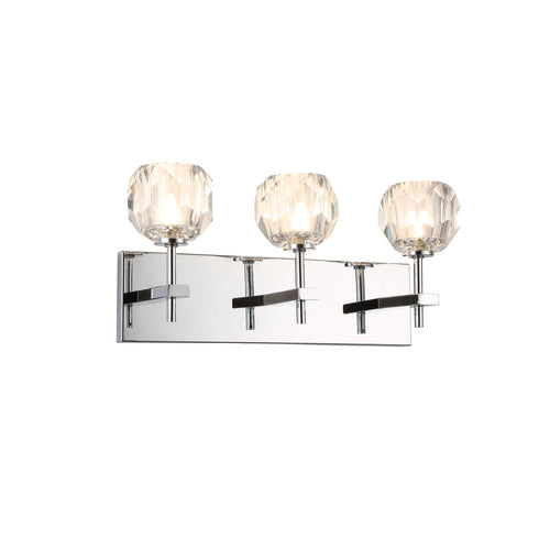 Hampton Vanity Wall Light 3-Light Chrome