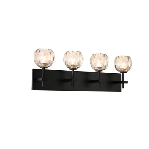 Avista Hampton Vanity Wall Light 4-Light Matte Black 