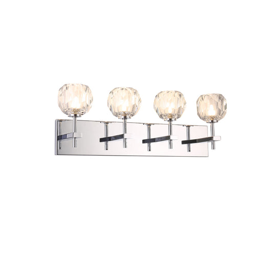 Hampton Vanity Wall Light 4-Light Chrome