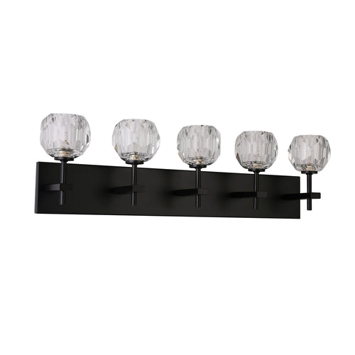 Avista Hampton Vanity Wall Light 5-Light Matte Black