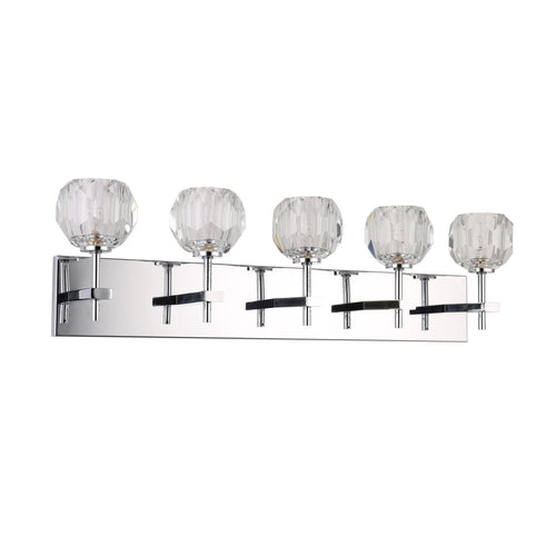 Avista Hampton Vanity Wall Light 5-Light Chrome