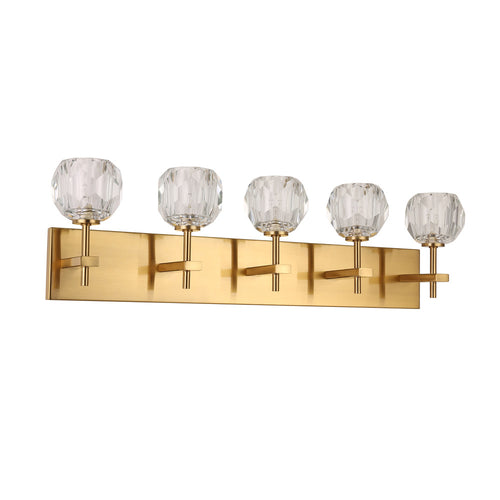 Hampton Vanity Wall Light 5-Light Gold