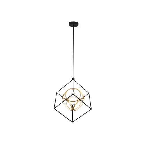 Avista Uptown 31" Chandelier Black & Gold- LED