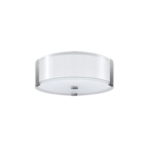 Avista Urban Flush Mount 3-Light Brushed Nickel 