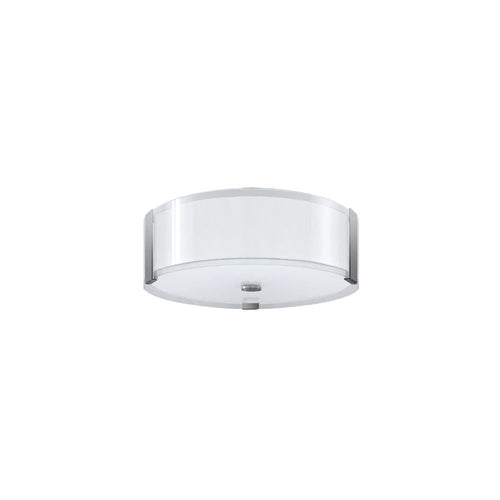 Avista Urban Flush Mount 3-Light Brushed Nickel 