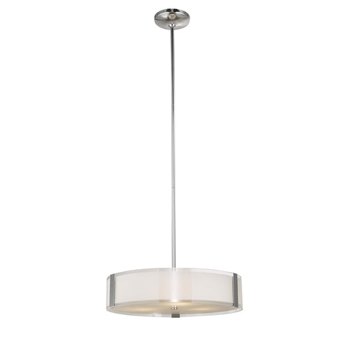 Urban Pendant Round 3-Light Brushed Nickel