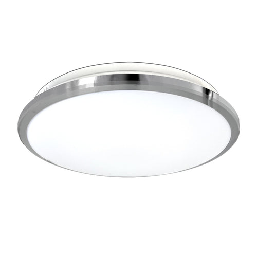 Slim Flush Mount 11" Chrome -LED