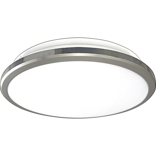 Avista Slim Flush Mount 13" Brushed Nickel -LED