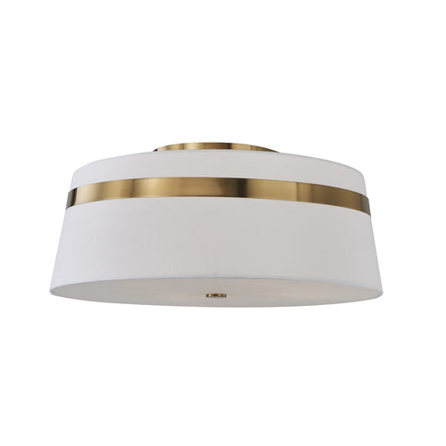 Avista Lazo Semi-Flush 19" Gold