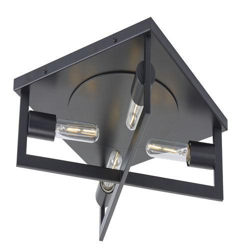 Avista Brink Flush Mount 4-Light Black